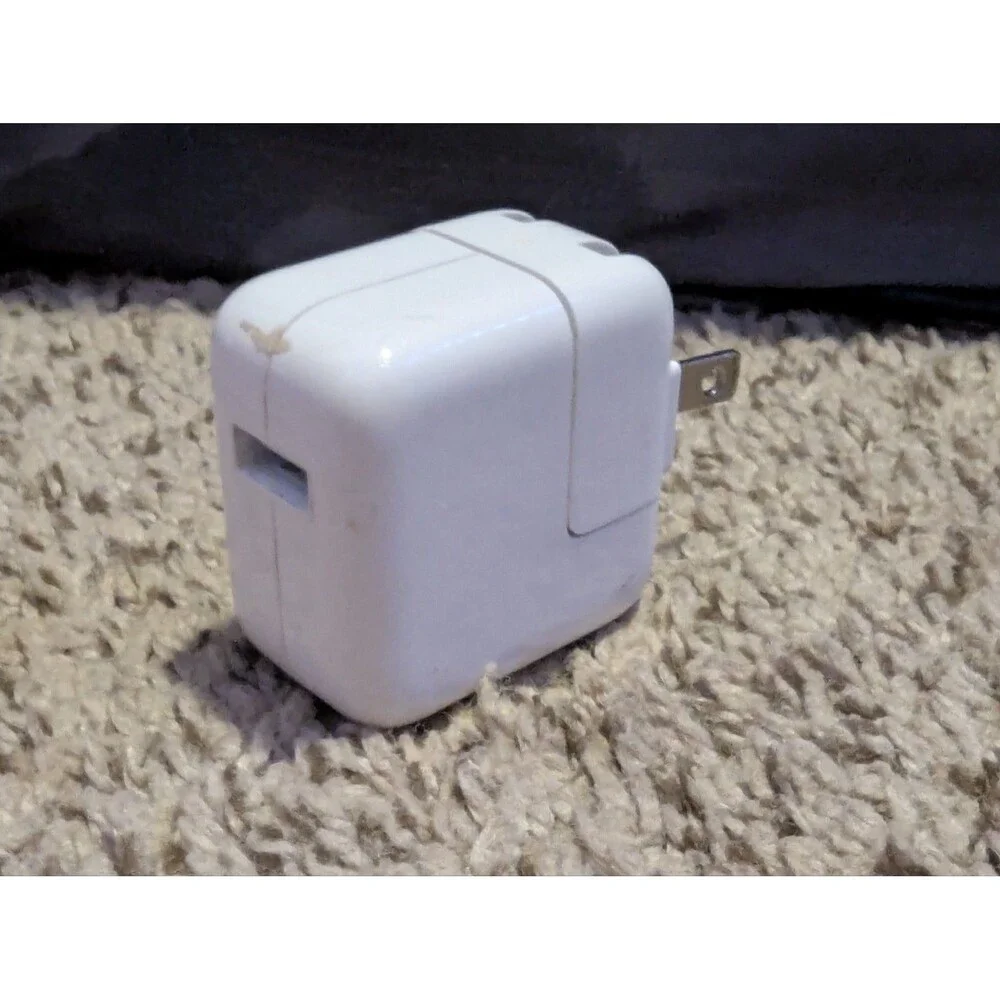 Genuine Apple 12W USB Power Adapter Wall Charger Block A1401 OEM iPad iPhone